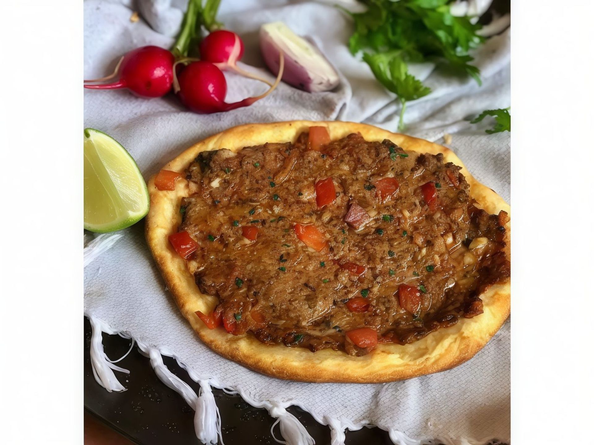 لحم سبايسي - وسط