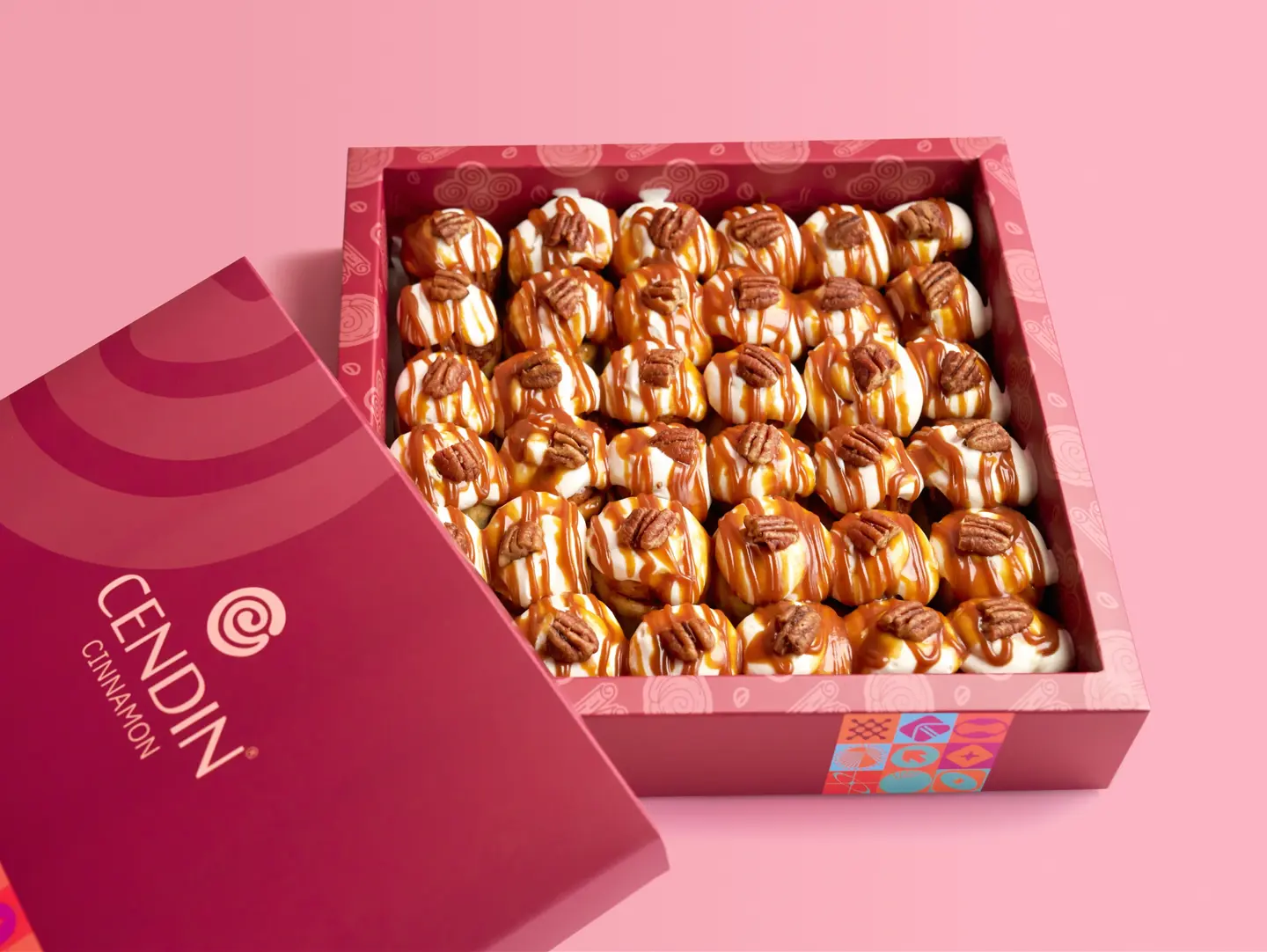 Mini Cinnabon Box 36 Pcs