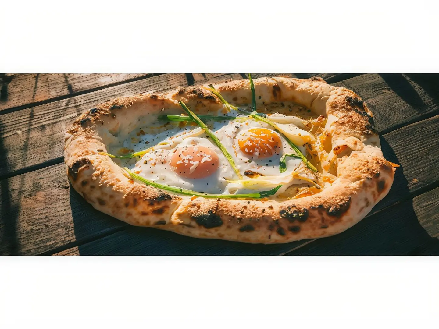 Plain Egg Pizza - Medium