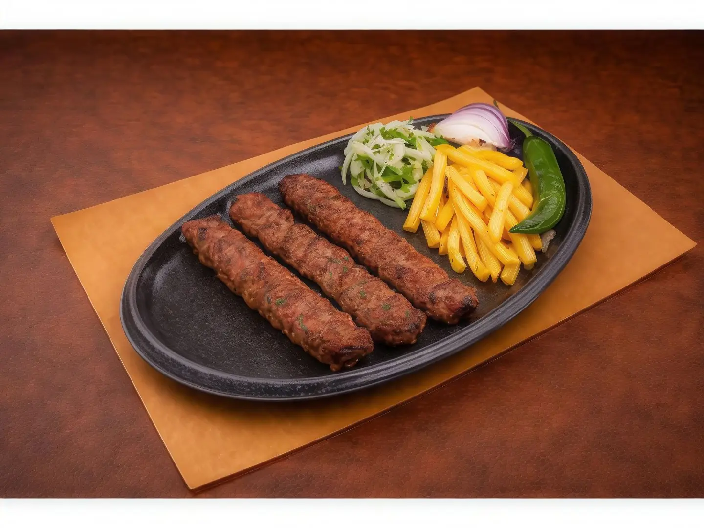 كباب لحم مشوي