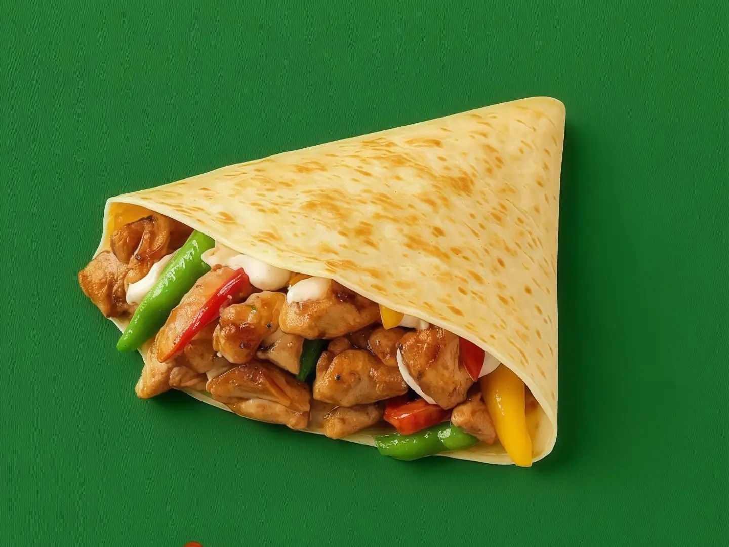 Shish Tawook Crepe - Crepe Sandwich