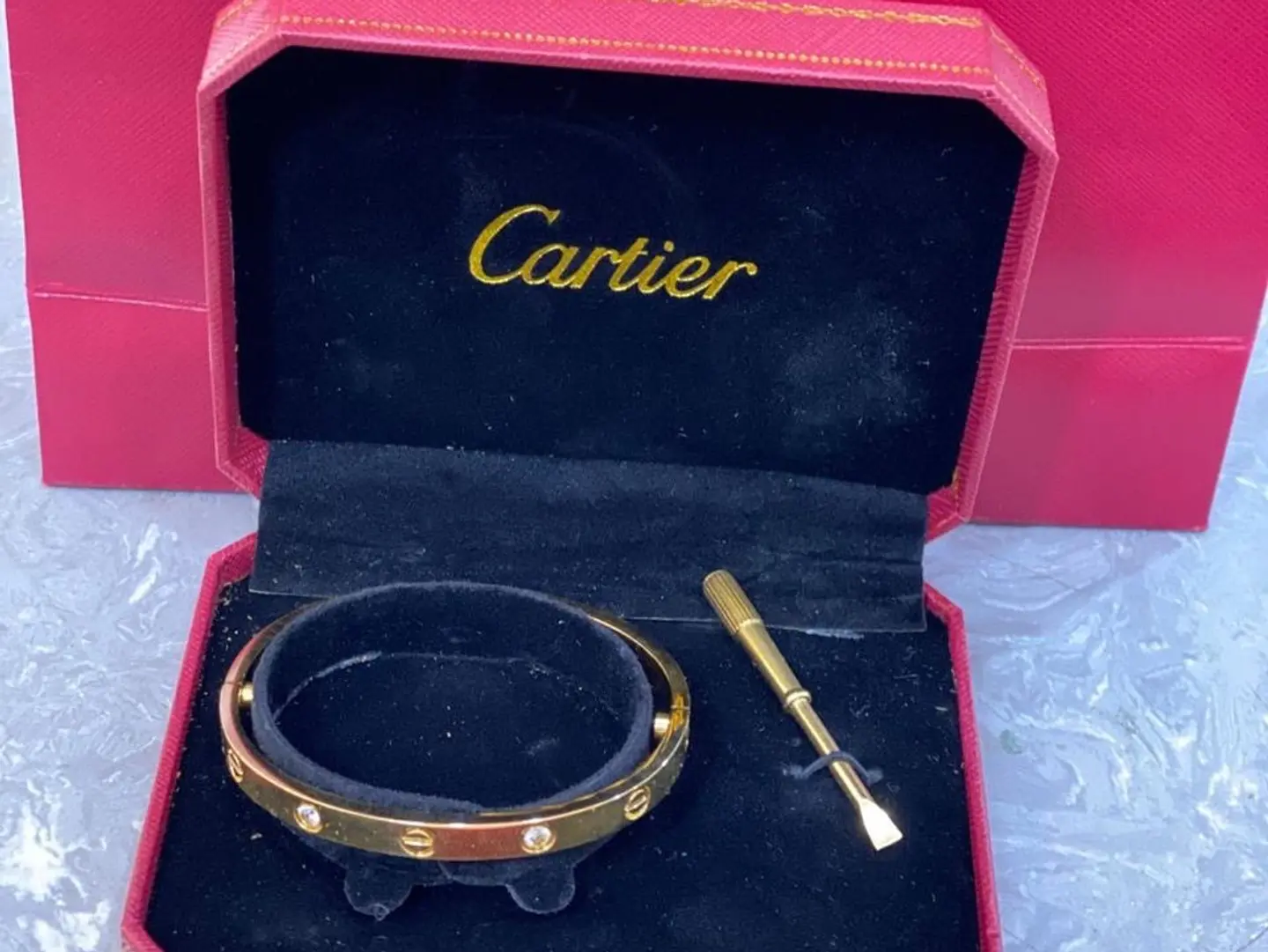 First Class Cartier Love Bracelet