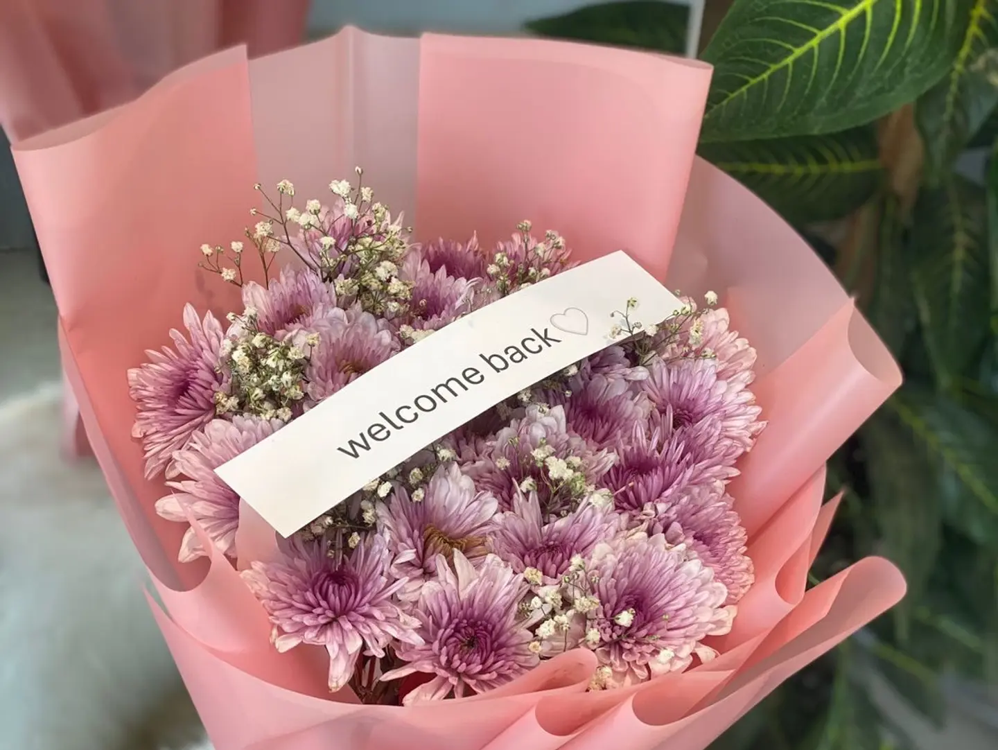 Standing Kris Bouquet With A Message Ribbon