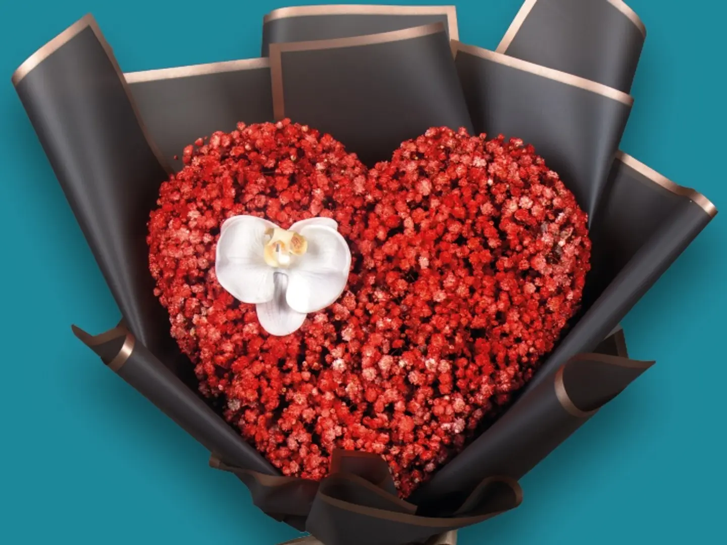 Jusfielia Heart Shaped Bouquet