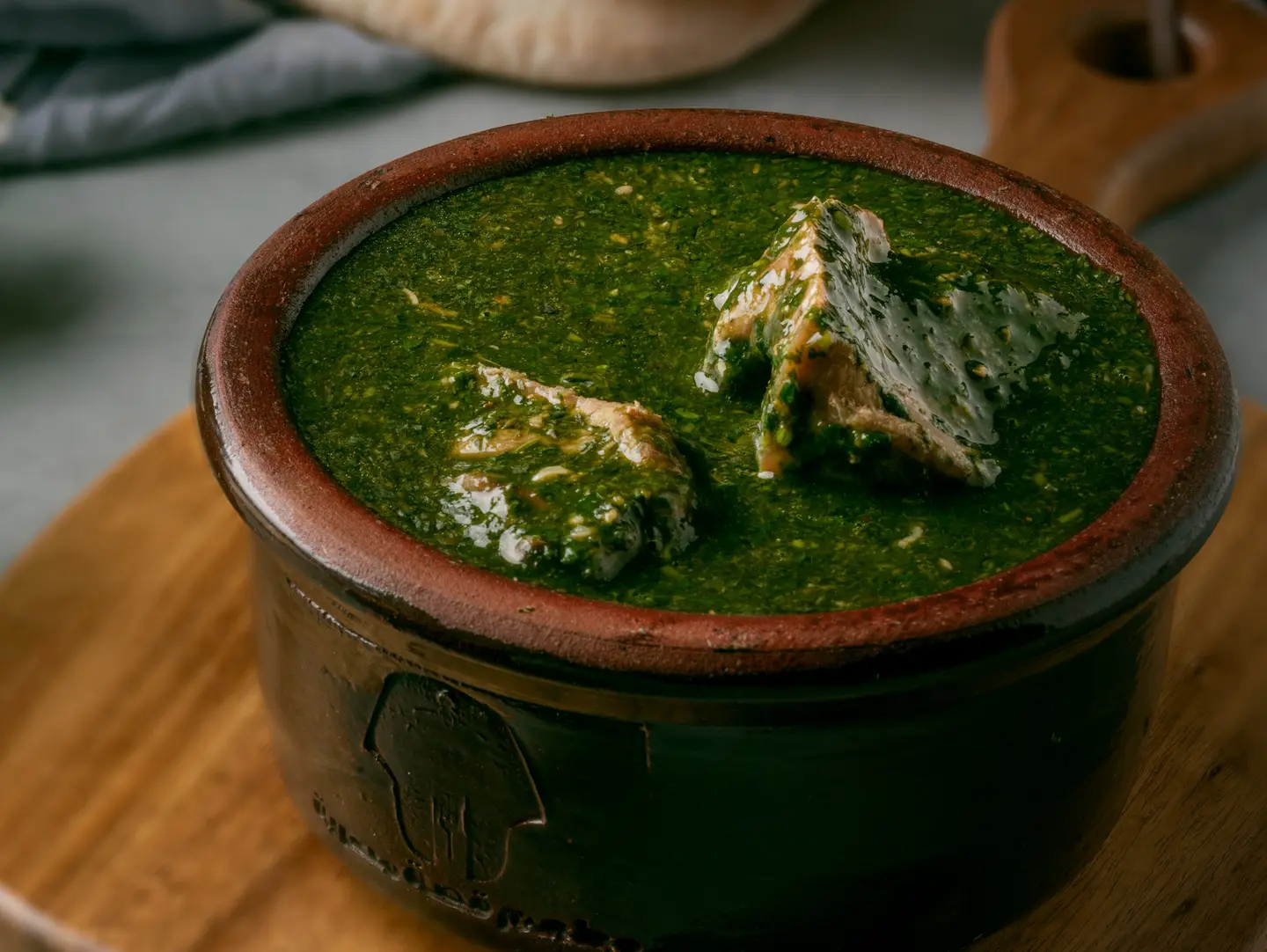 Mulukhiyah With Meat Tagine