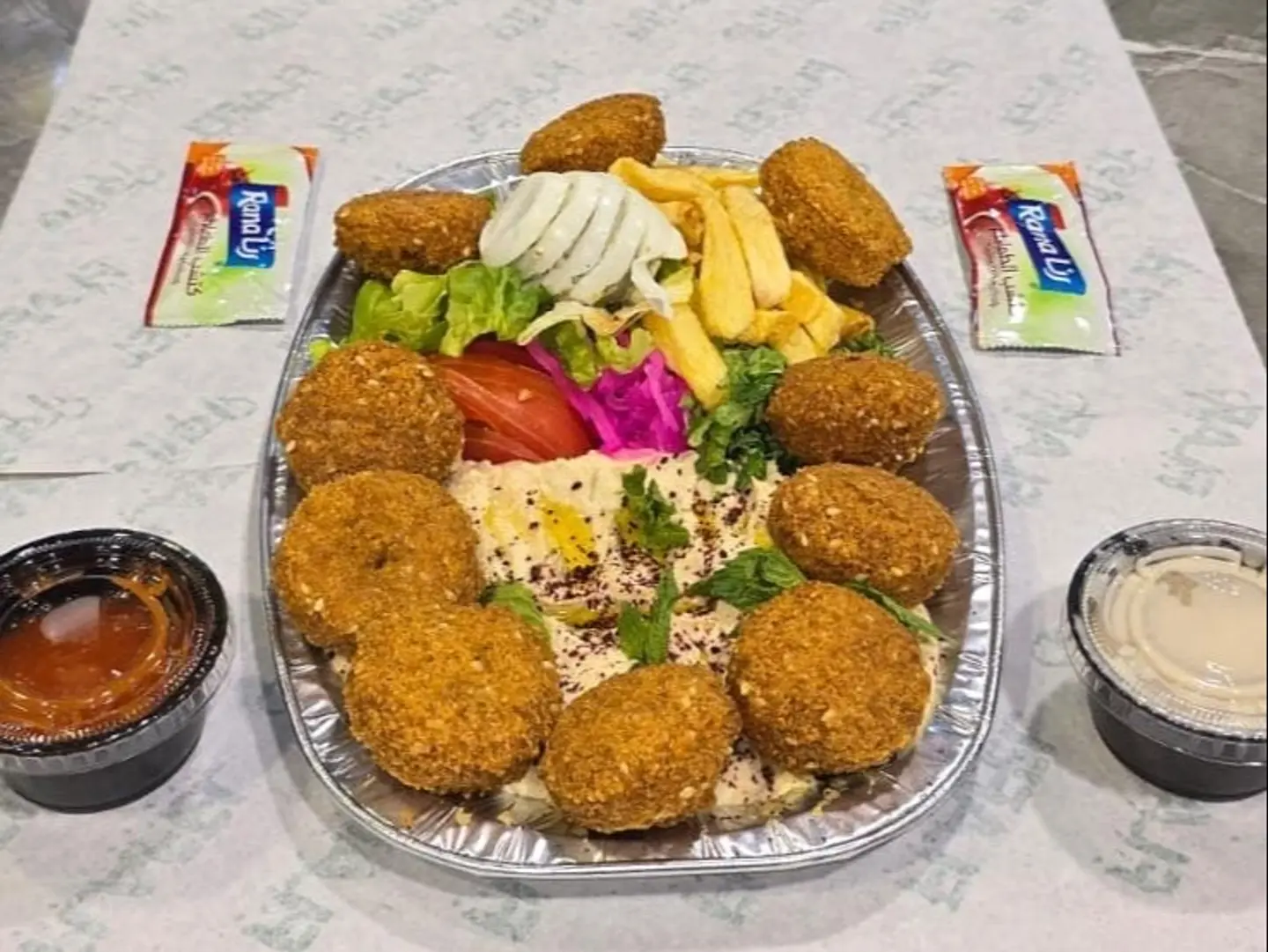 صحن فلافل