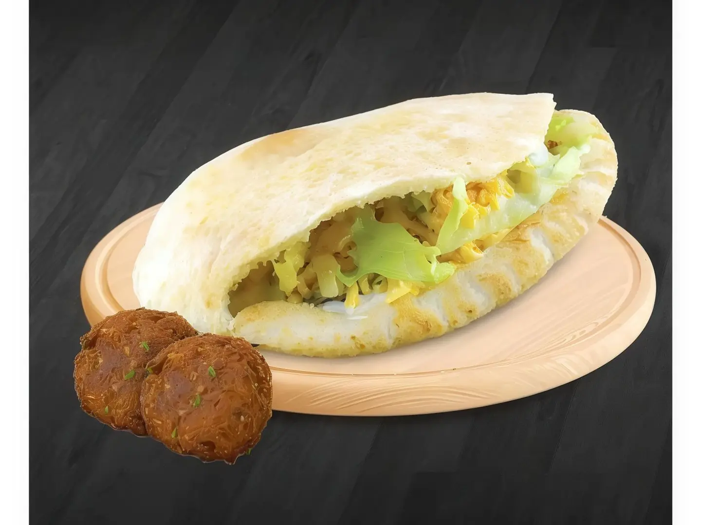 ساندوتش طعمية بيض جبنة