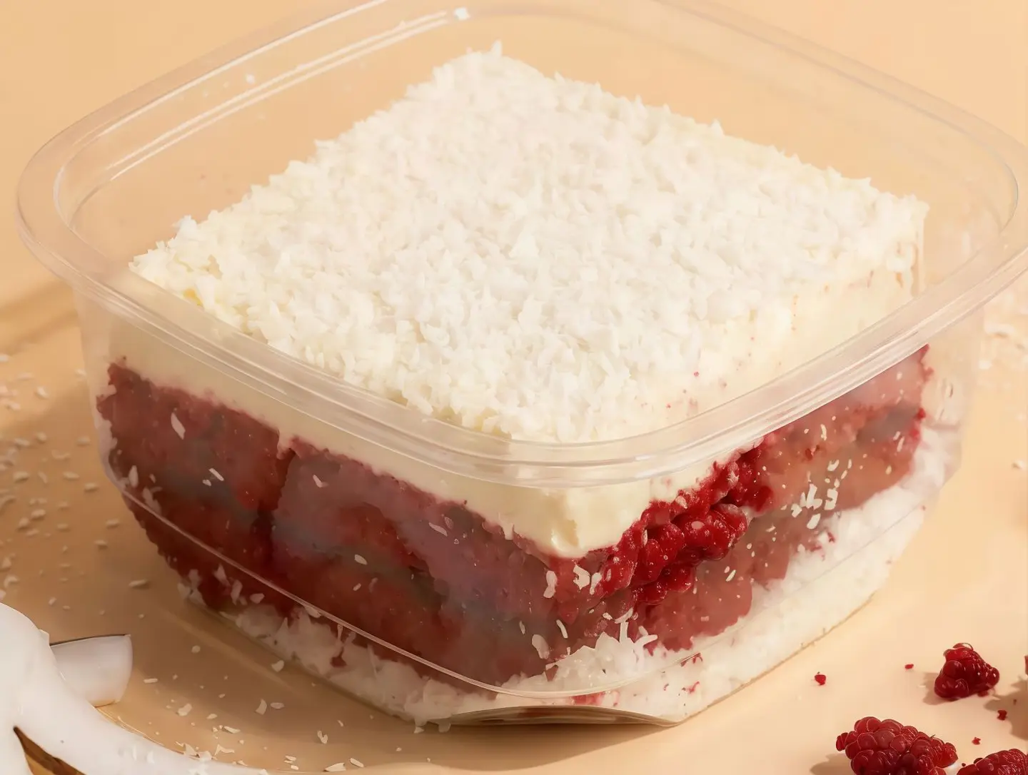 Raspberry Coconut Cake