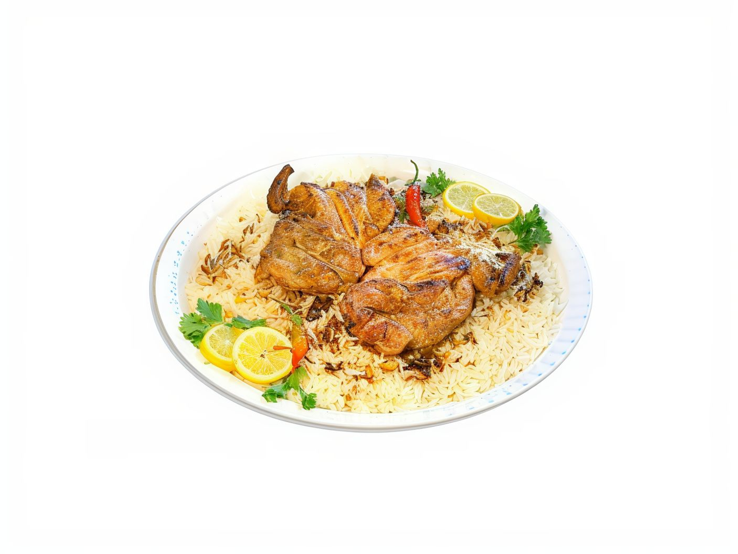 Madfoon With Traditional Rice - Half Chicken