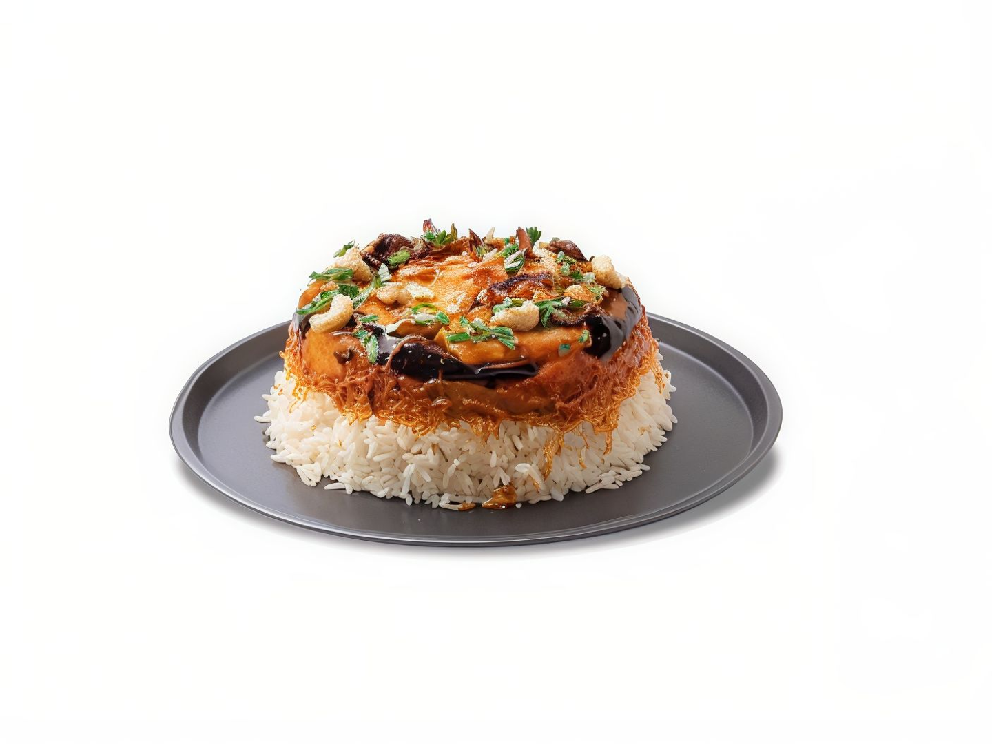 Maqluba With Traditional Rice - Half Chicken