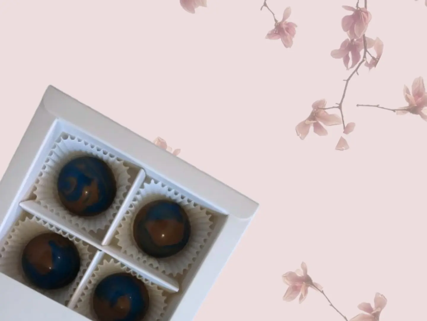 Chocolate Box With Hazelnut Chocolate Cream