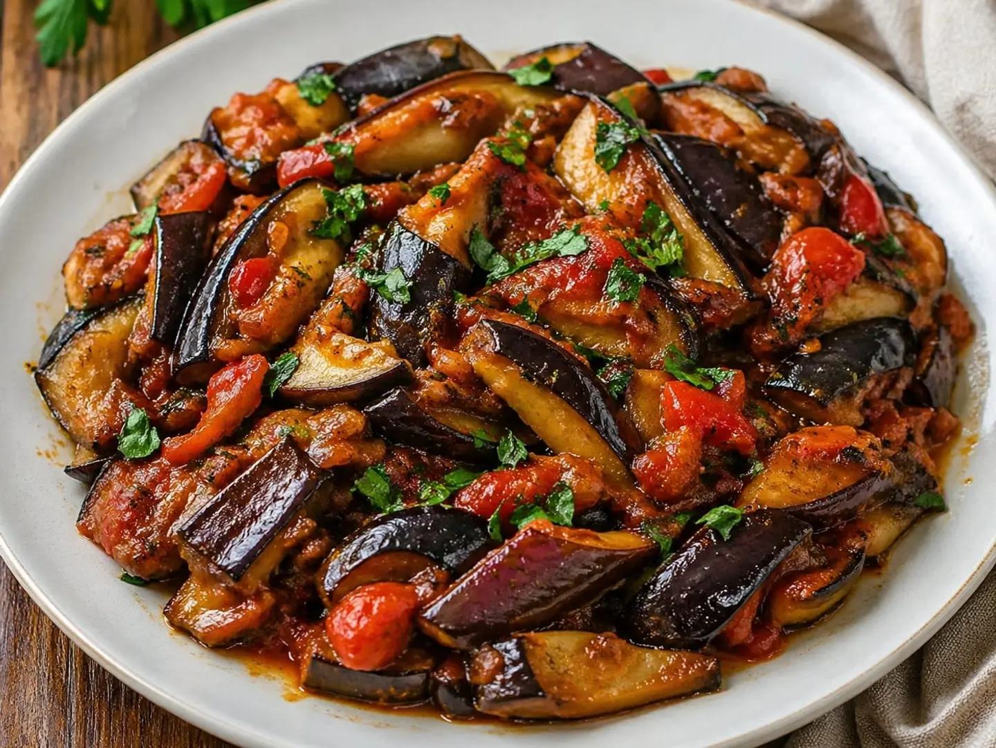 طبق بتنحان