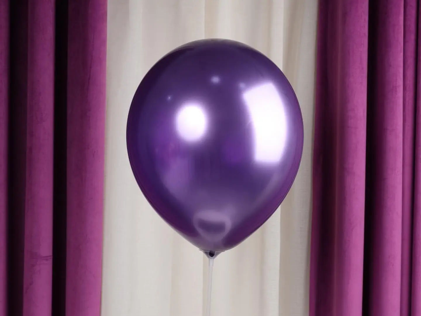 Purple Chrome Balloon