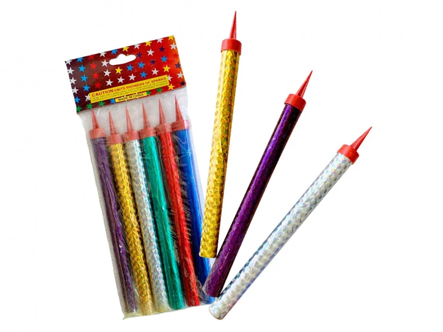 Sparkling Candles In The Middle