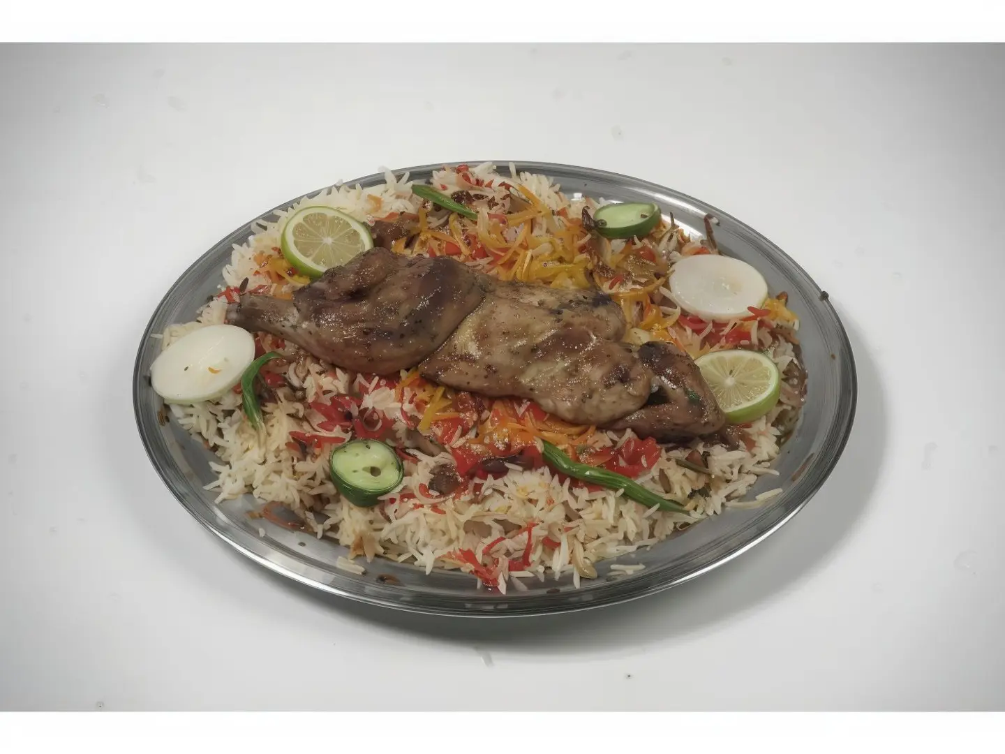 دجاج مظبي مع الرز - نص حبة دجاج