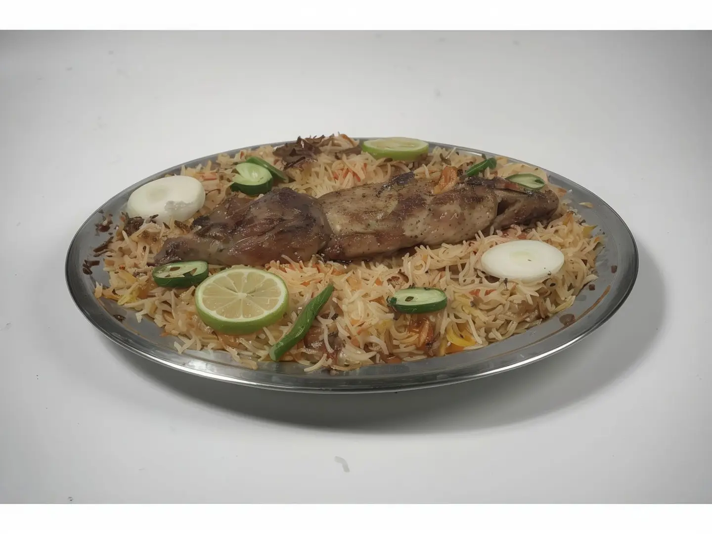 دجاج مظبي سادة - نص حبة دجاج