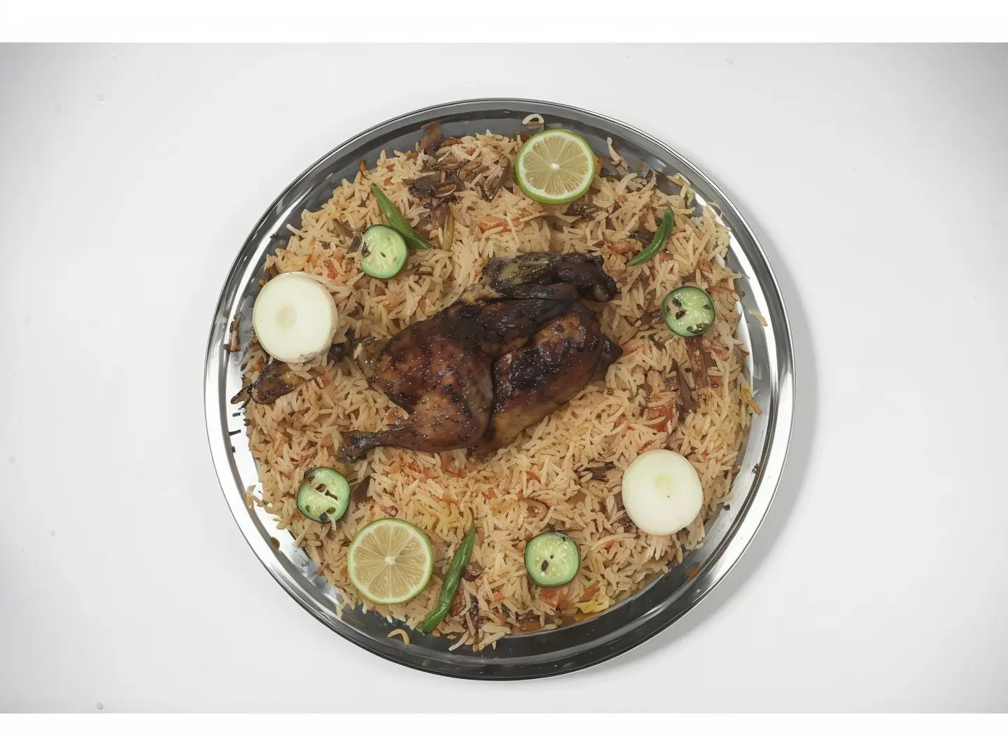 دجاج شواية مع الرز - نص حبة دجاج