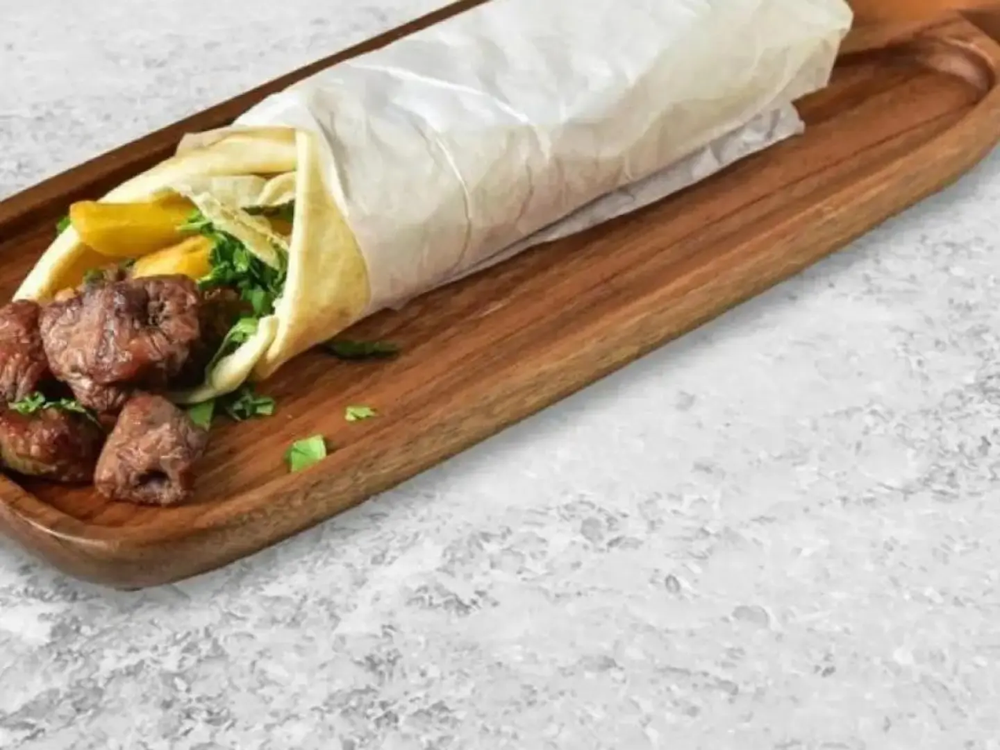 Lamb Awsal Sandwich