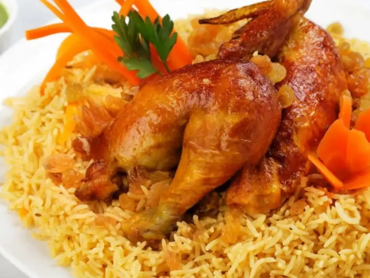 Grilled Chicken With Rice - Quarter Chicken