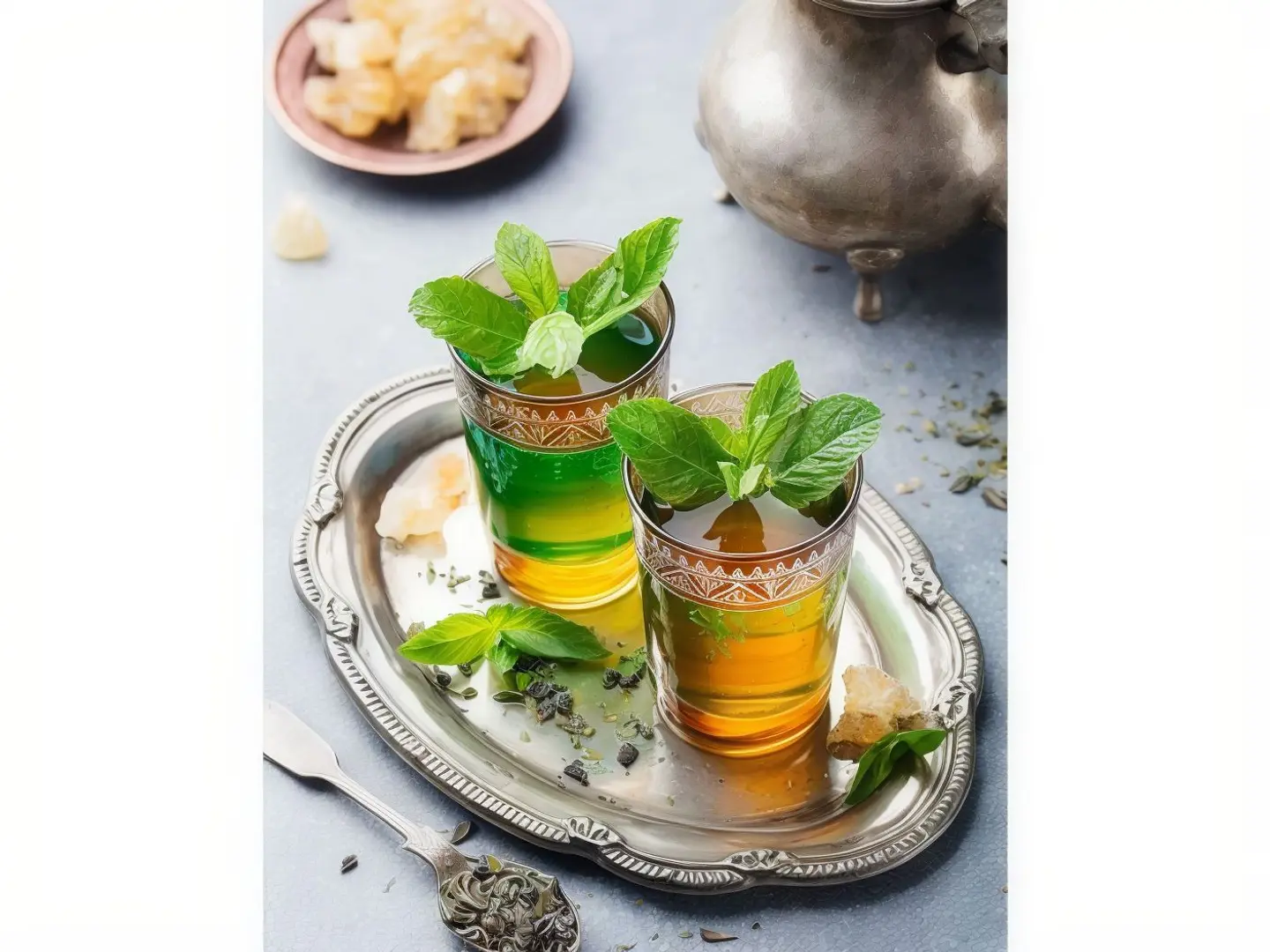شاي مغربي - كوب ورق