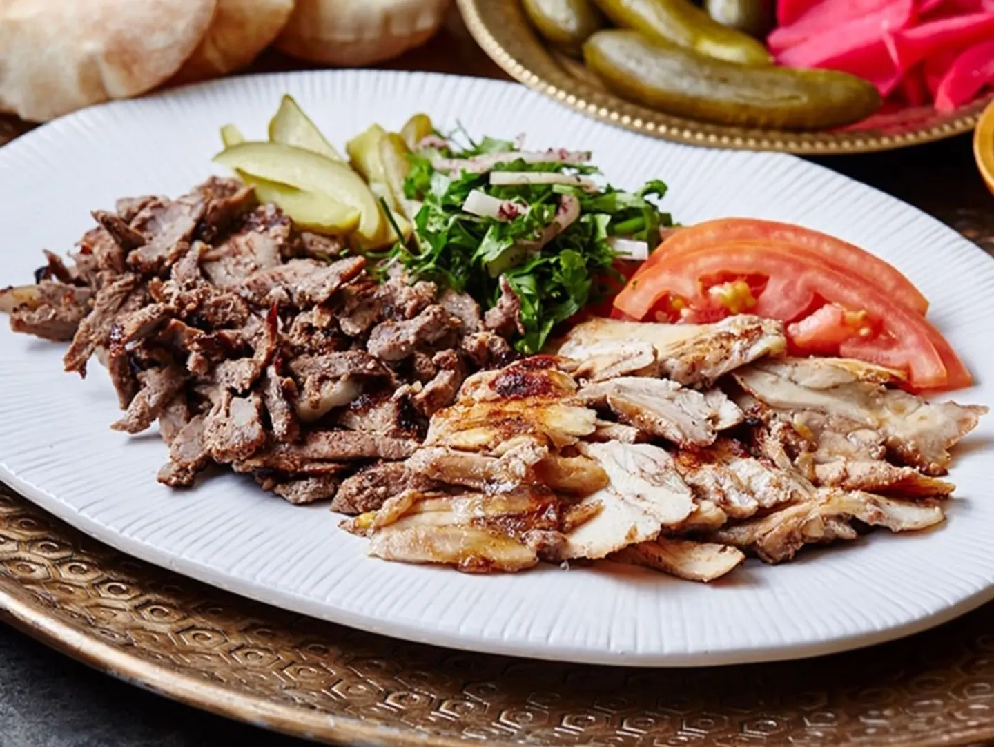 Shawarma Mix Plate Slice