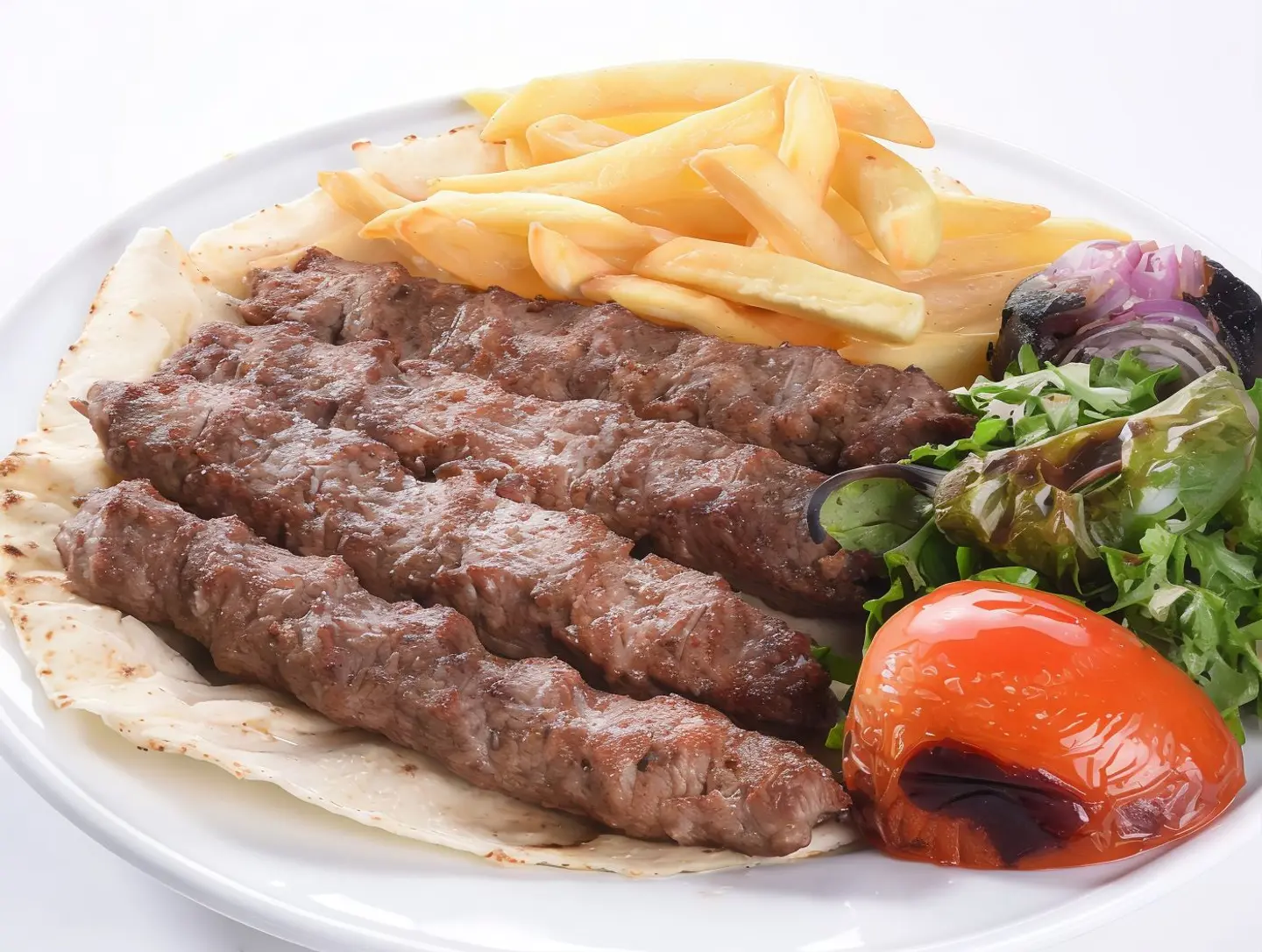 نفر كباب لحم مع الحمص