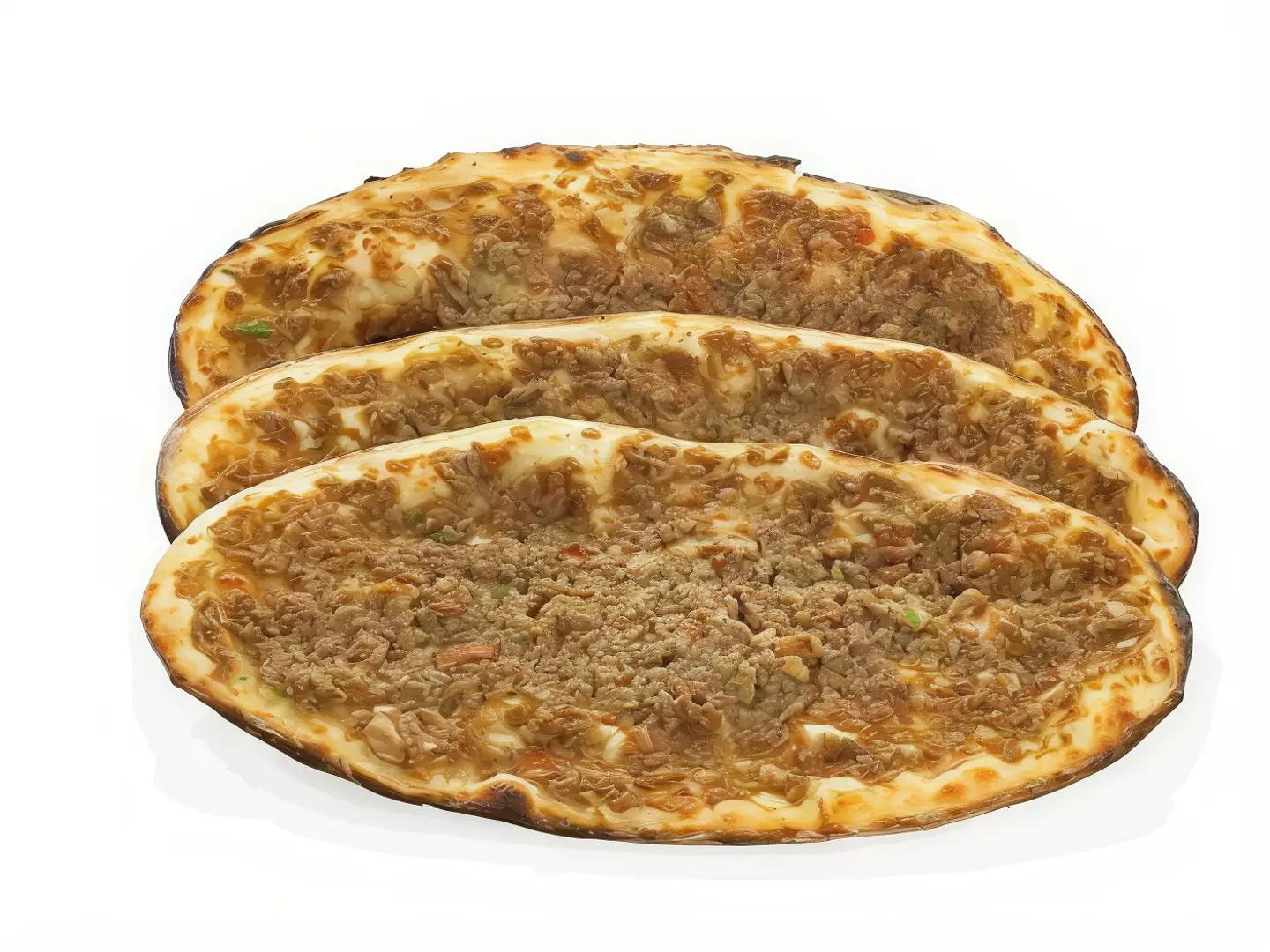 Shami Style Meat Sfiha. - Half Kilo