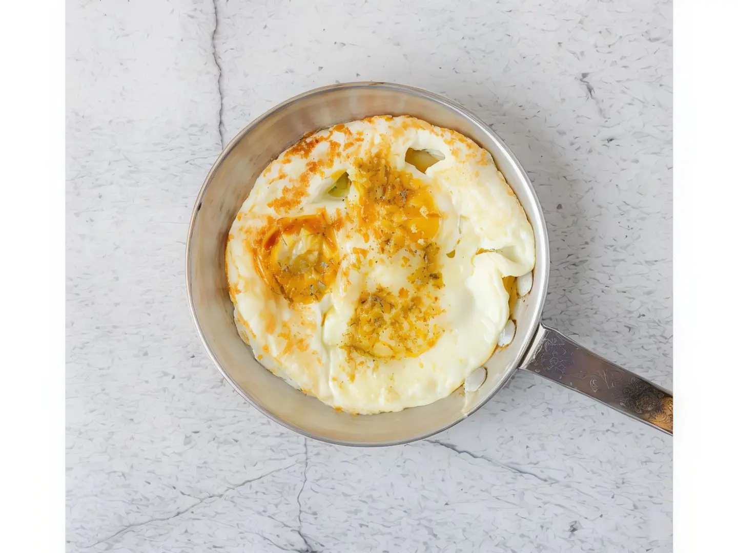 Sunny Side Up Eggs With Cheese