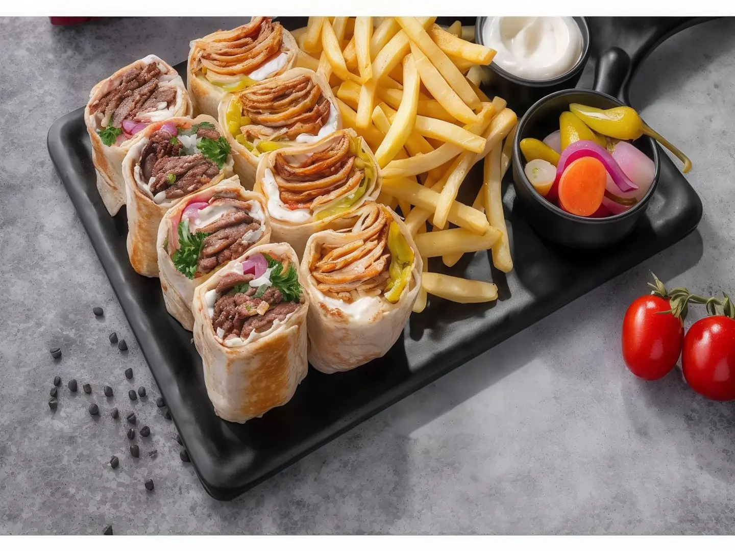 Large Arabic Meat Shawarma - Regular