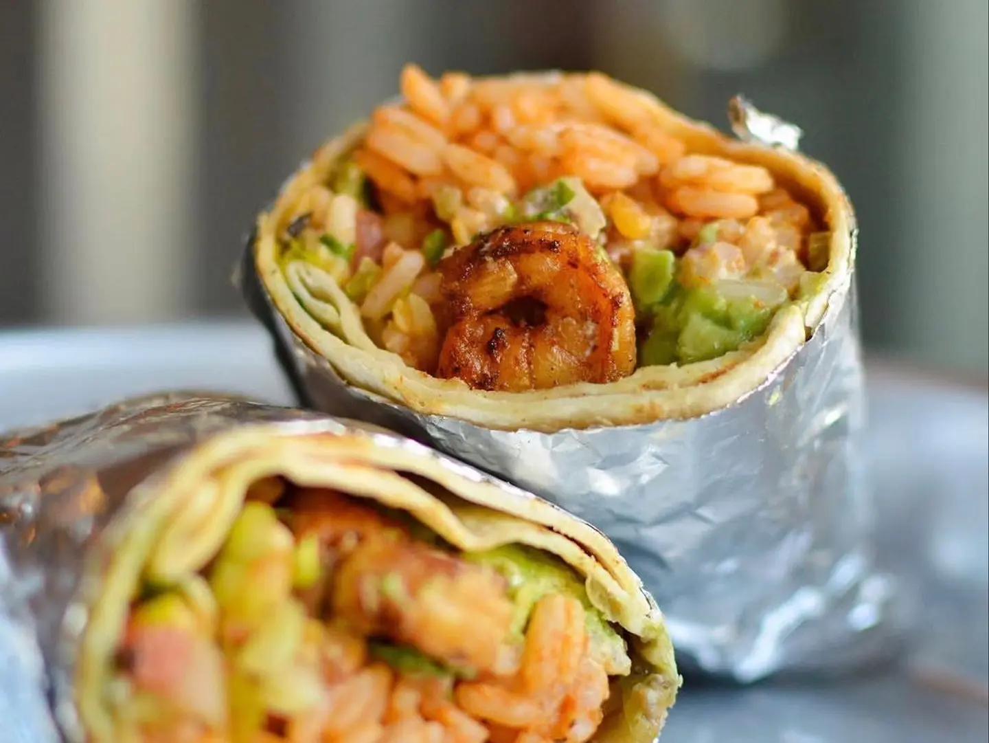 Grilled Shrimp Burrito