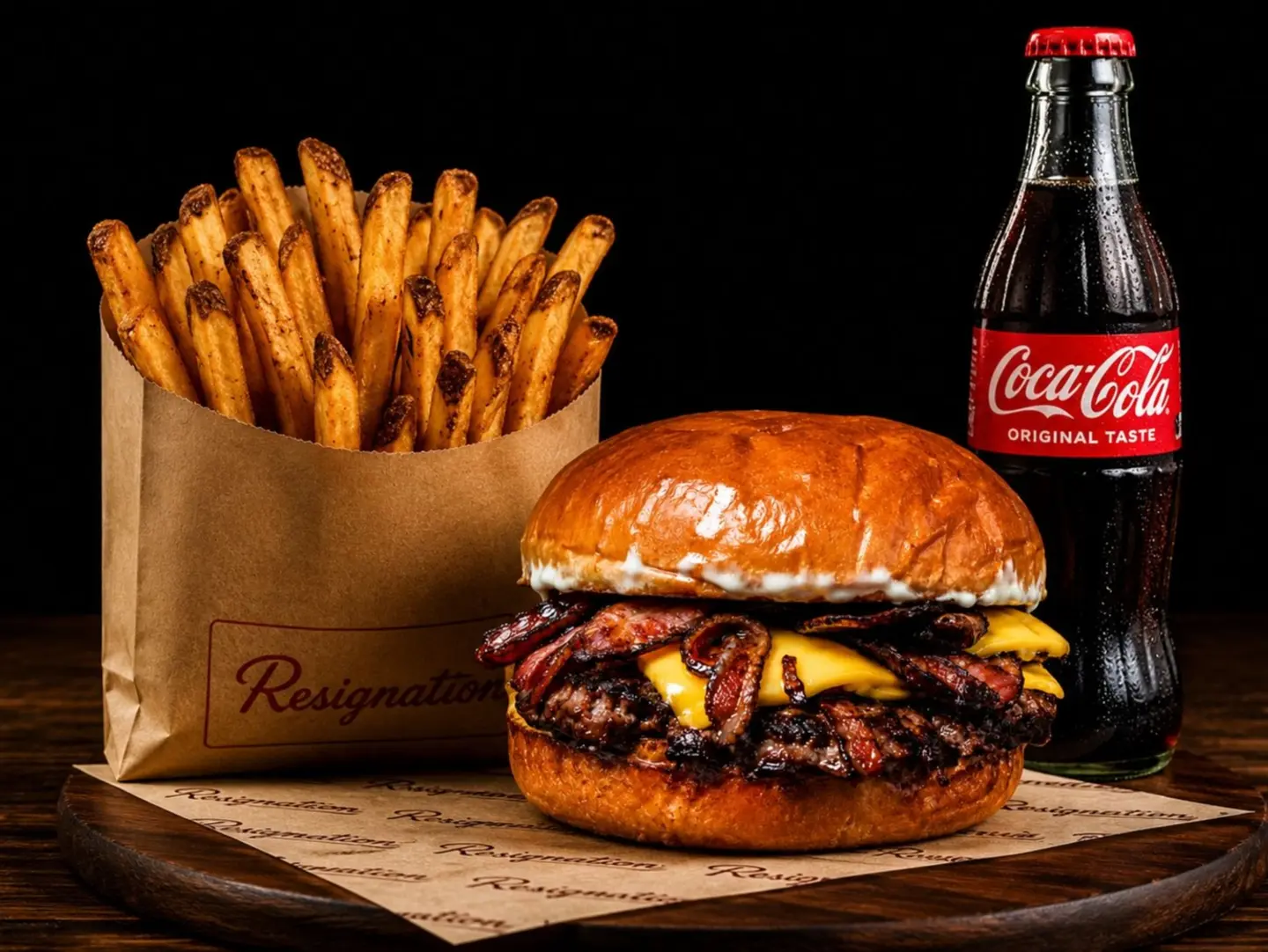 Truffle Beef Burger Meal