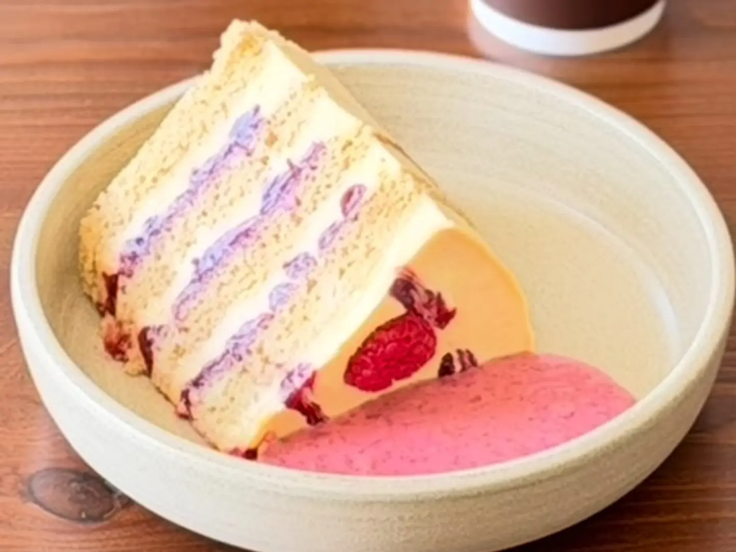Rose Berry Vanilla Cake
