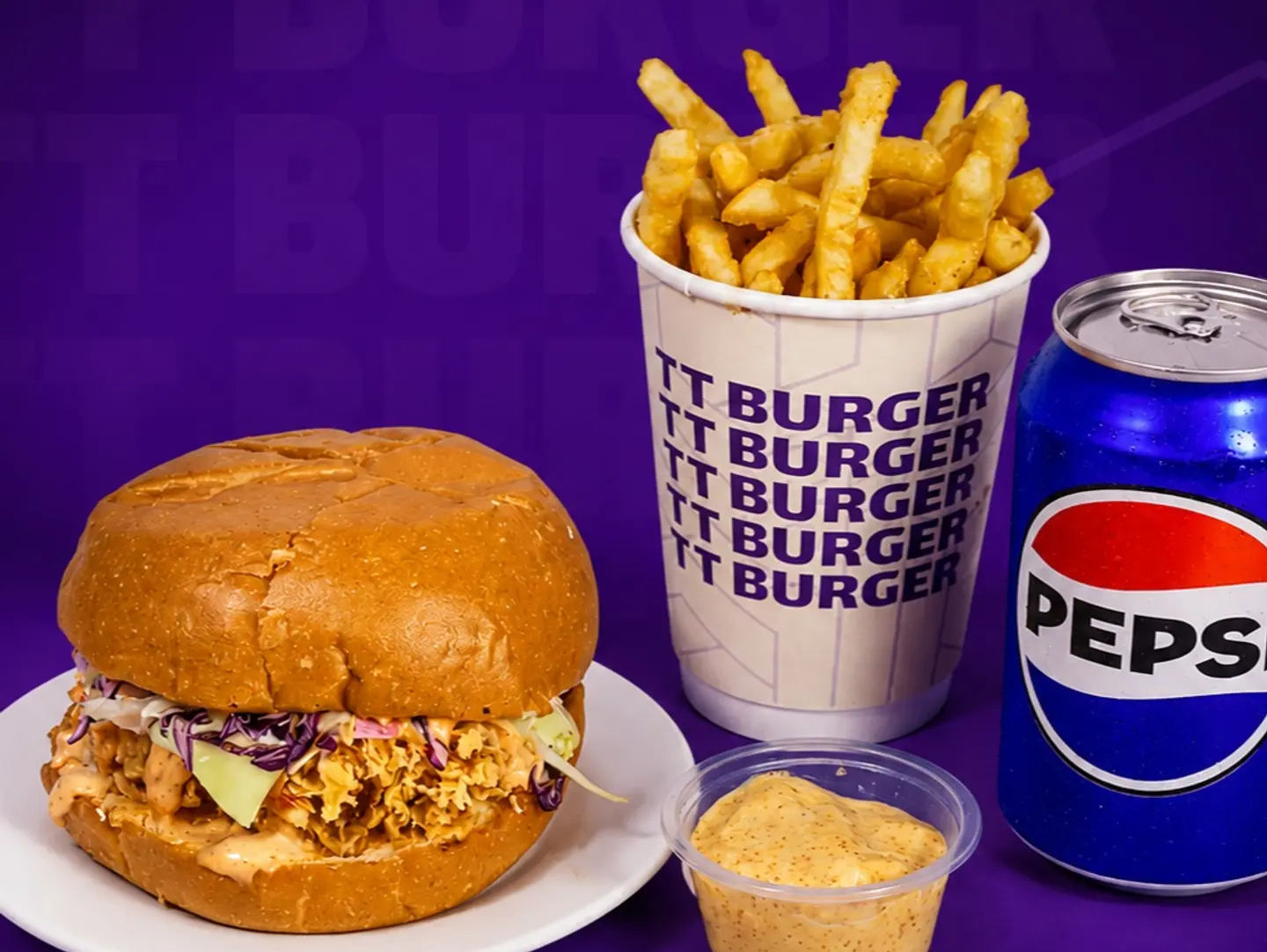Mustard Burger Meal