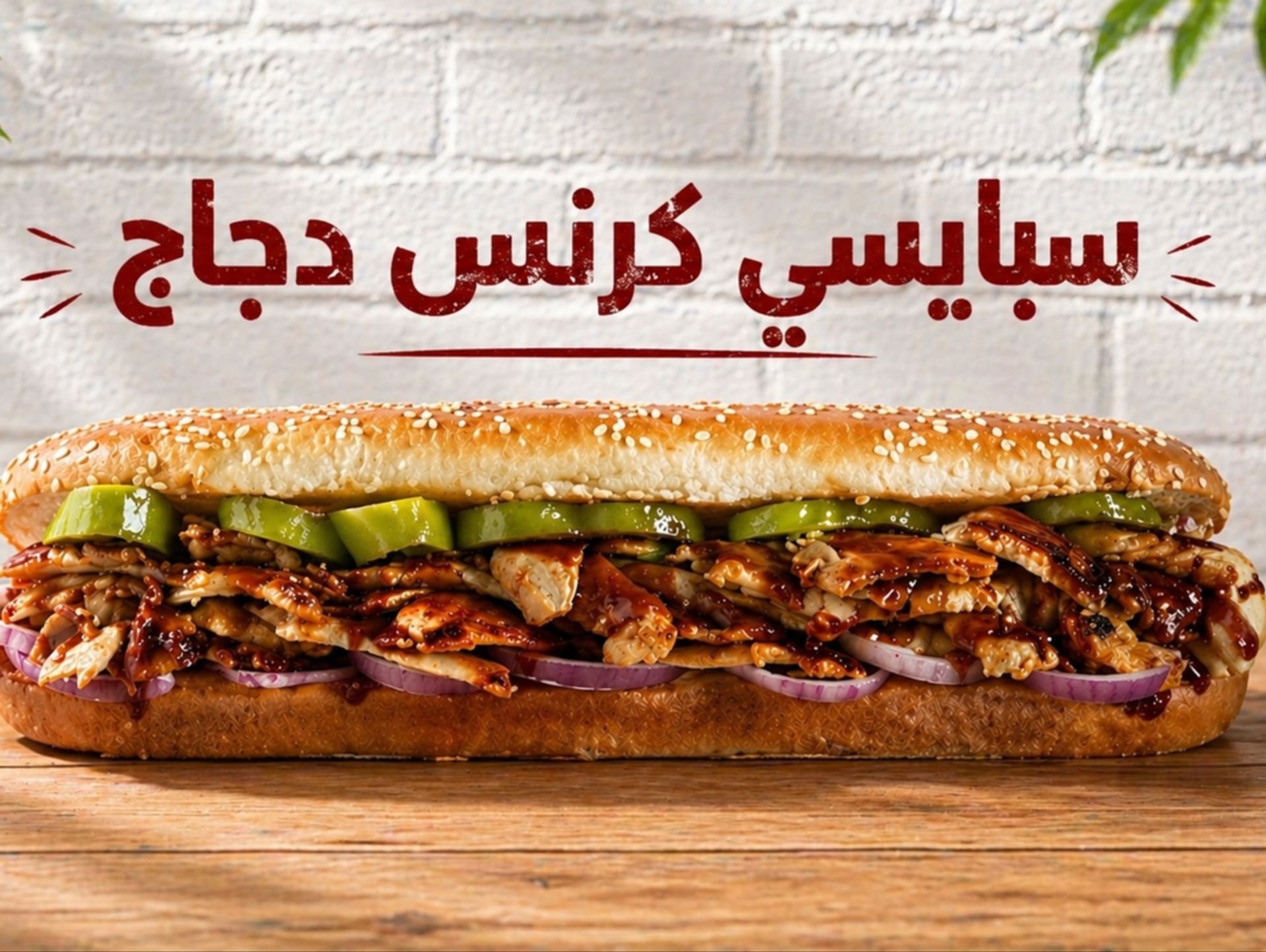 سبايسي كرنس دجاج - بدون وجبة