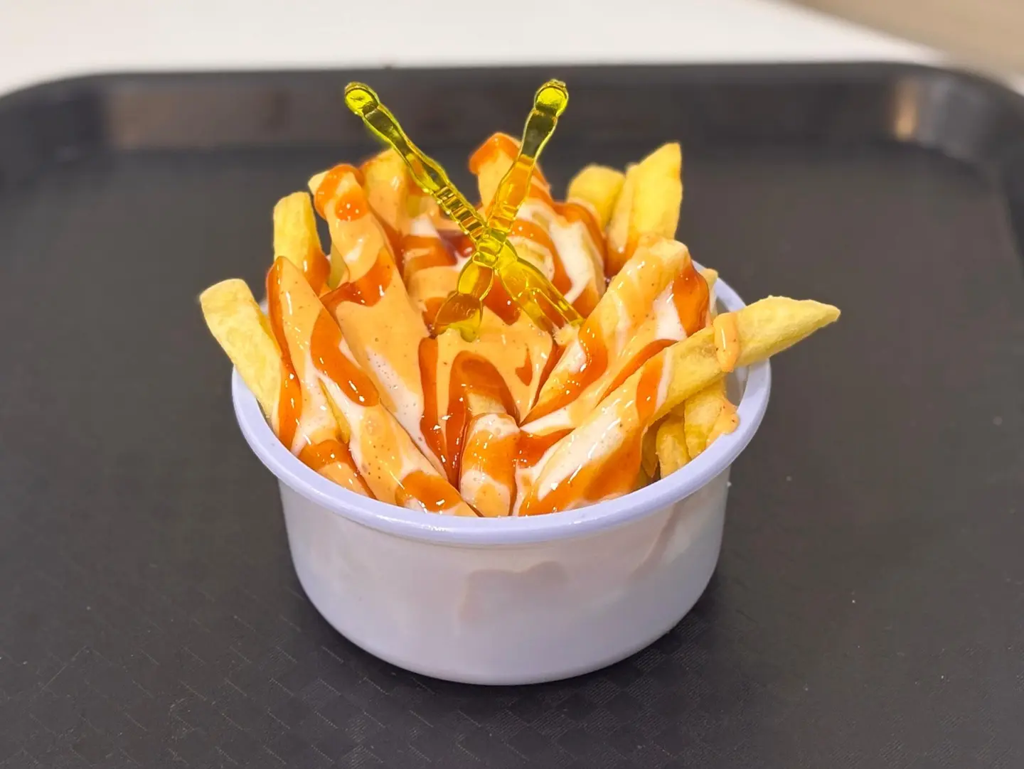 بطاطس مع صوص وسط