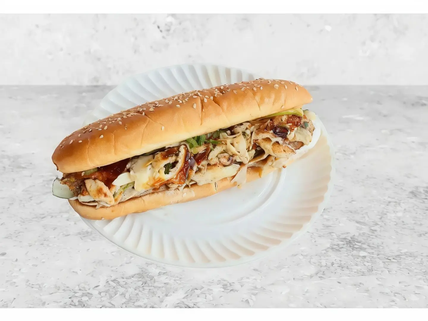 شاورما جامبو حراق