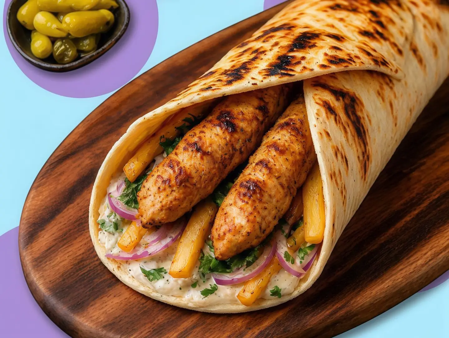 Chicken Kebab Sandwich
