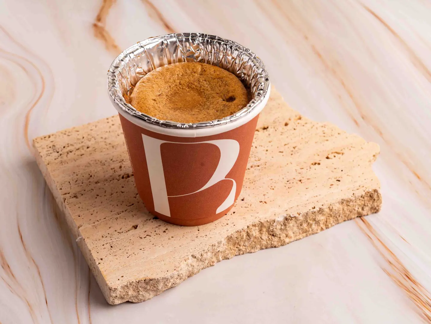 Lotus And Date Soufflé