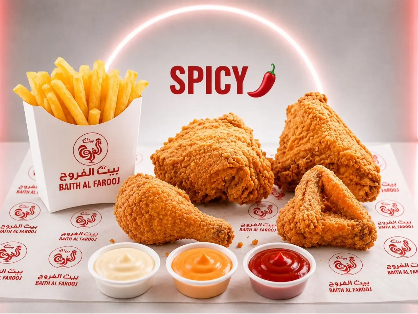 دجاج بروستد حار