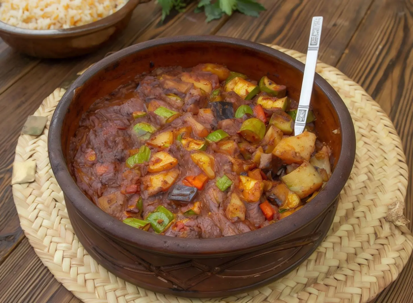 Mixed Vegetable Tagine With Meat