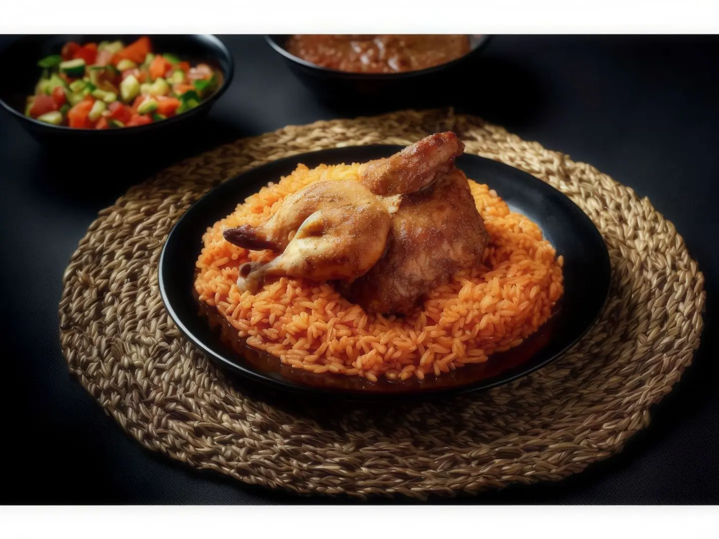 نصف مظبي مع ارز احمر