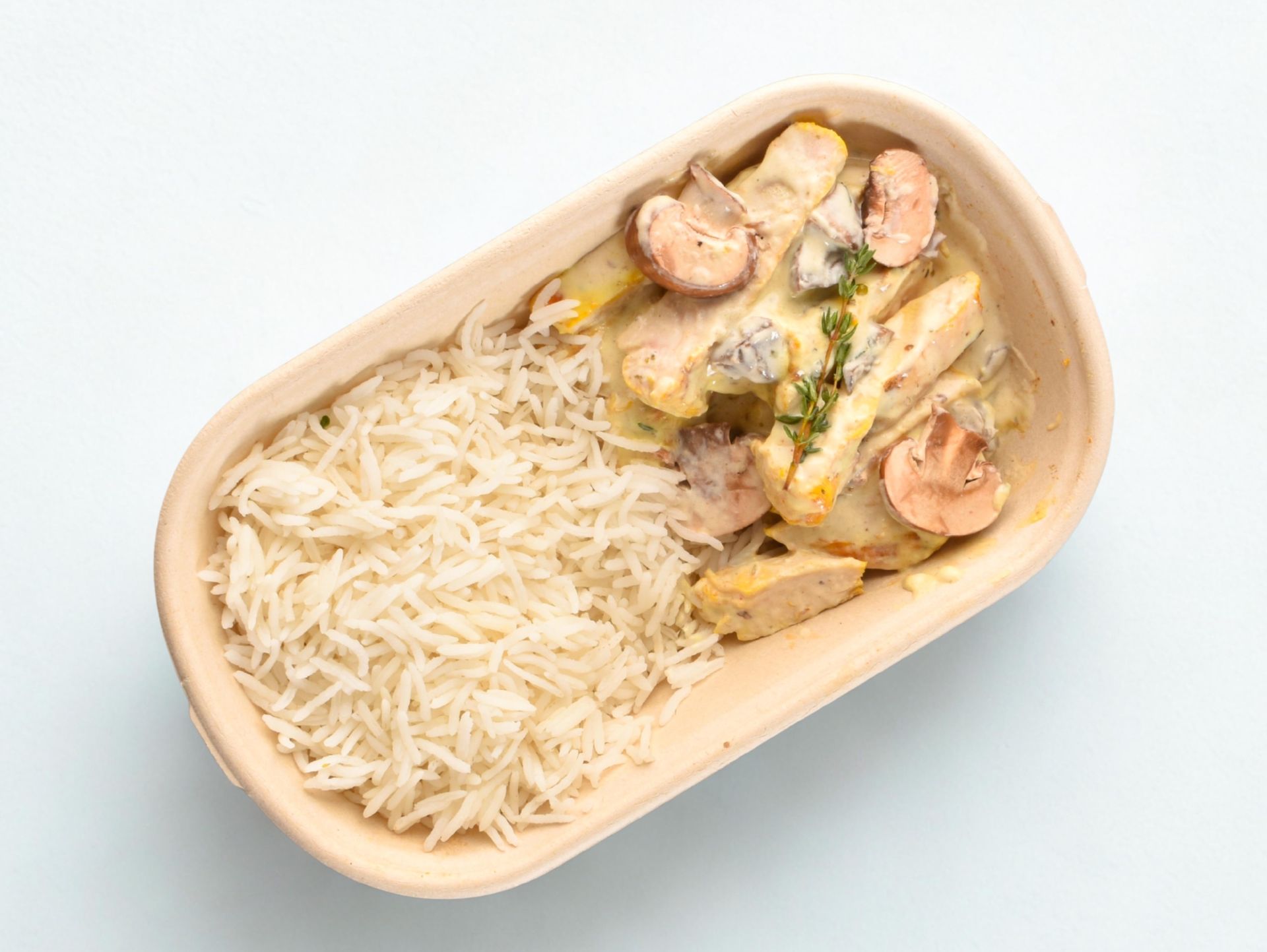 دجاج بالفطر 150 جرام - رز ابيض