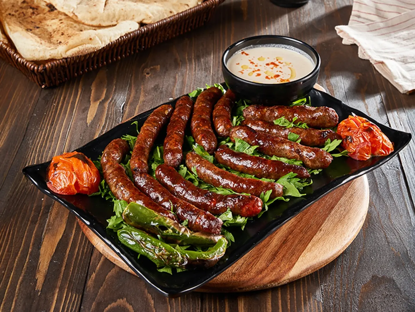 سجق مشوي نص