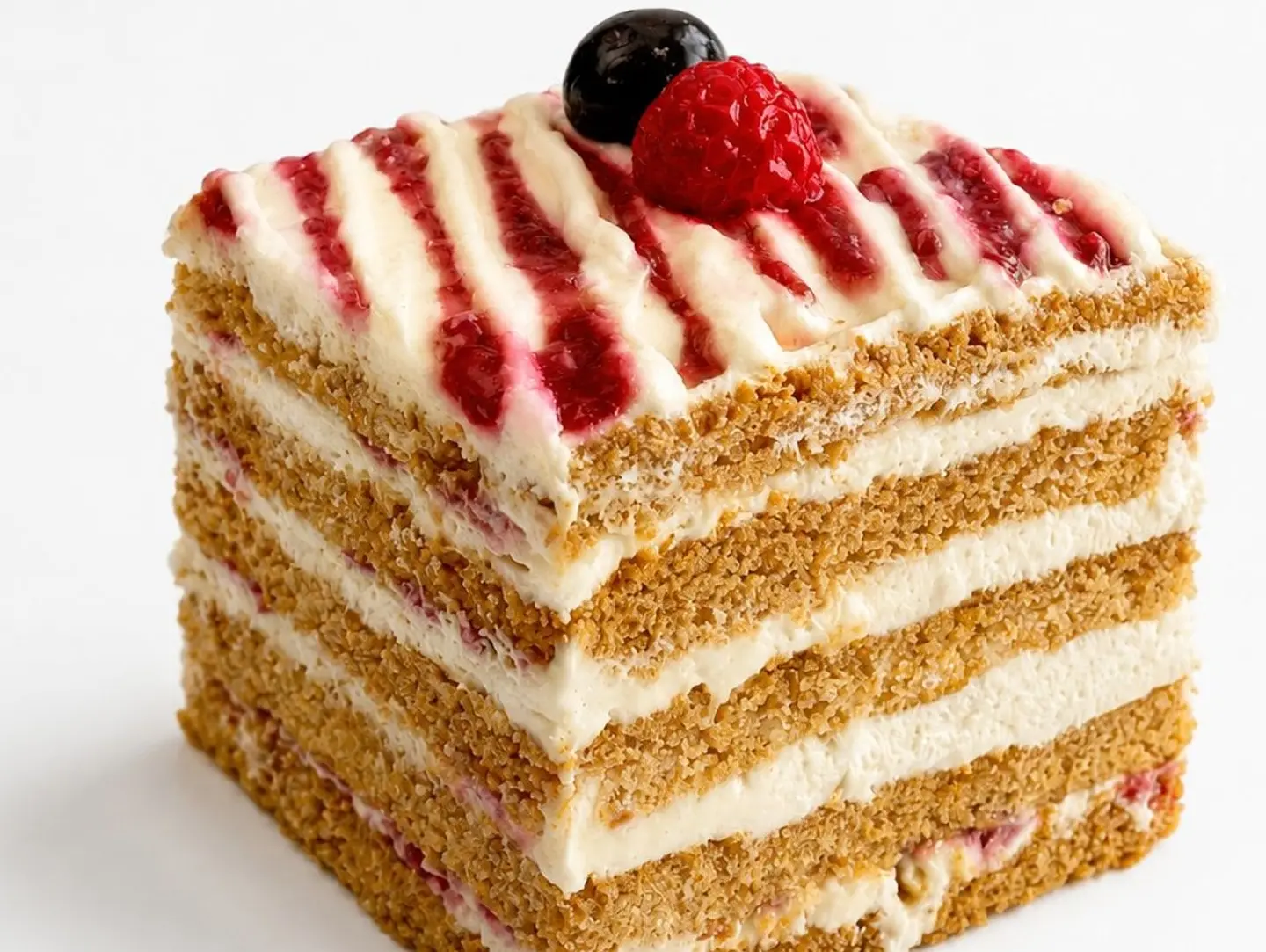 Honey And Berry Cake