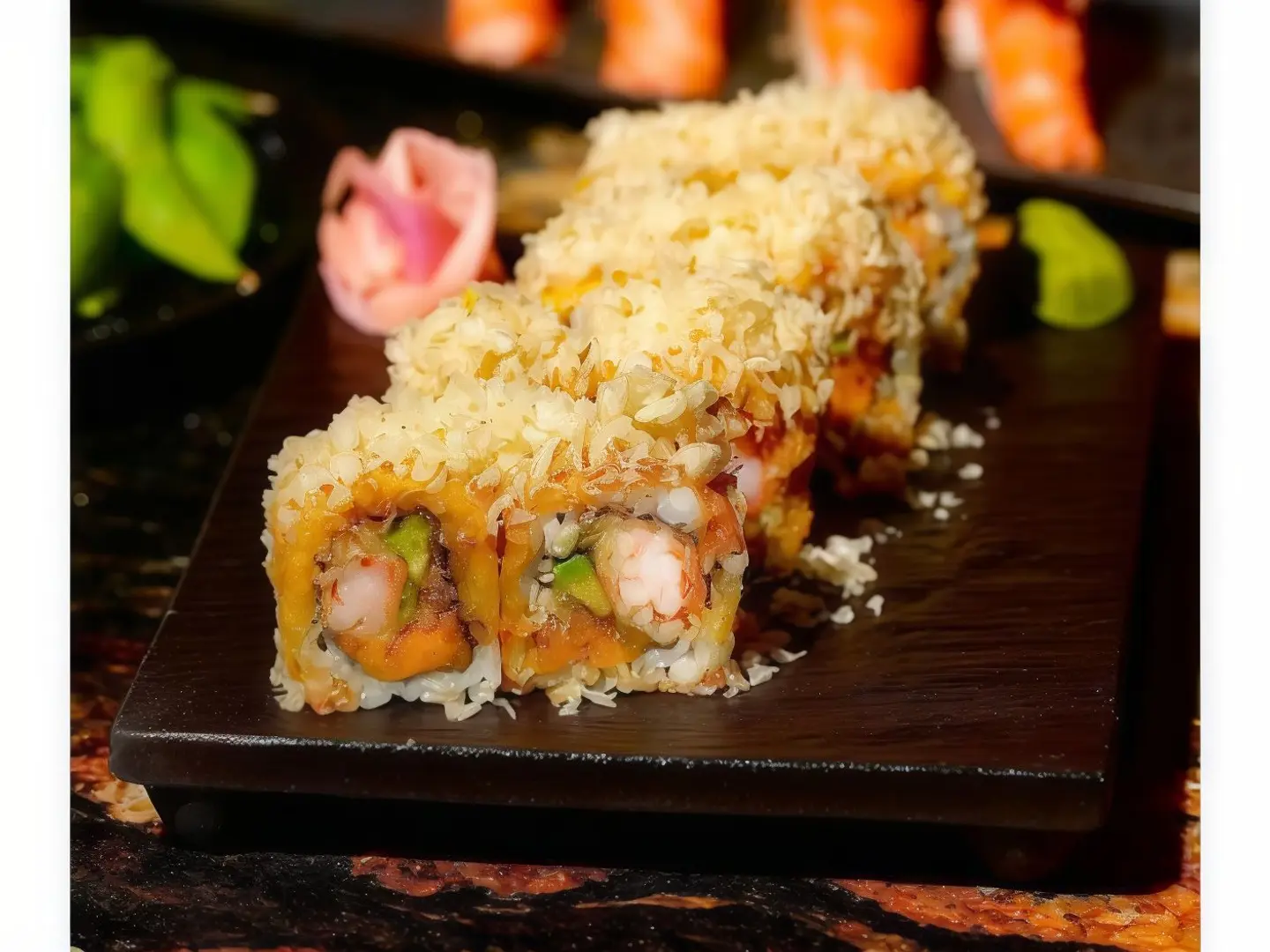 Onyx Truffle Crunch Maki - 3 Pieces