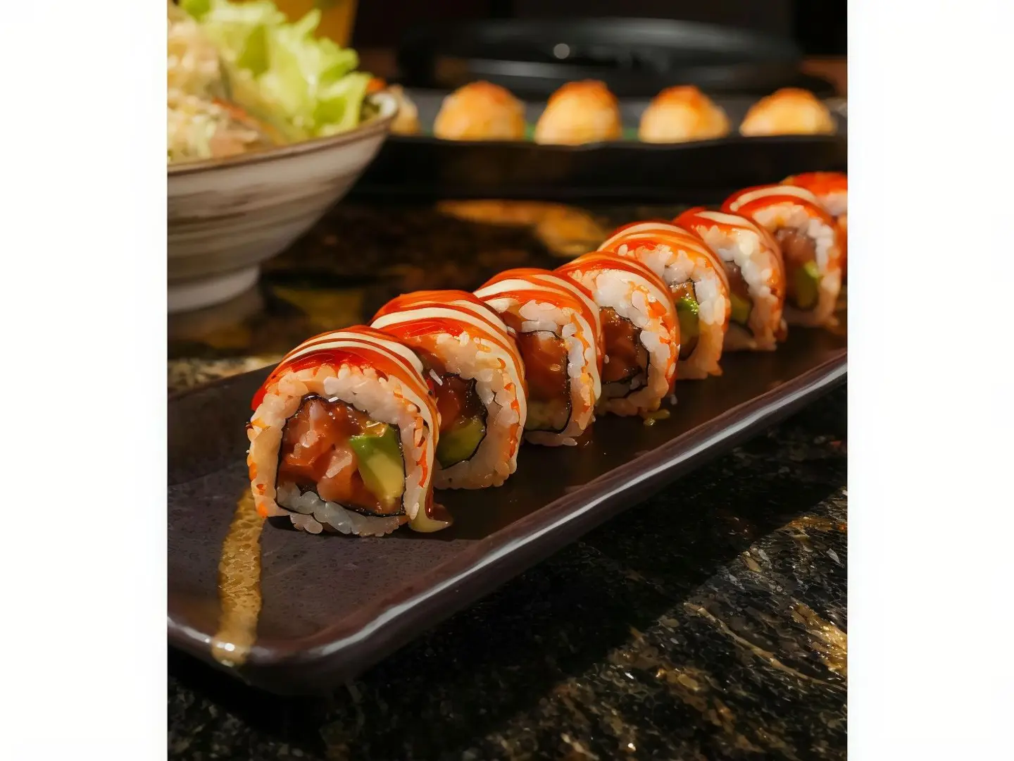 Salmon Or Tuna Twist Maki - 3 Pieces