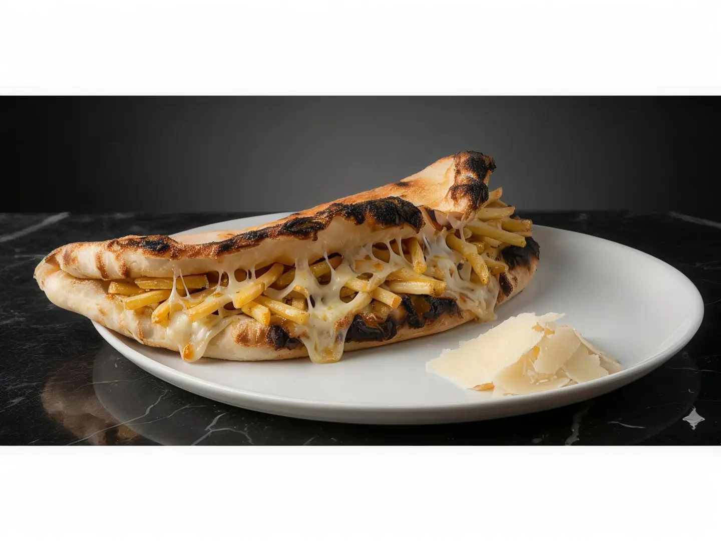 Potato And Mozzarella Sandwich