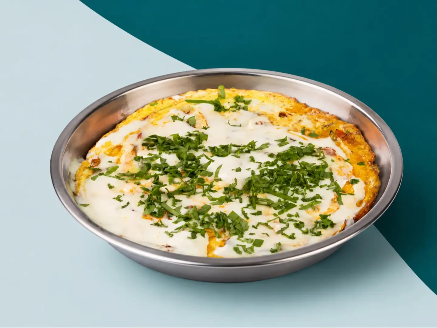 بيض بالجبن زمان (لحسه)