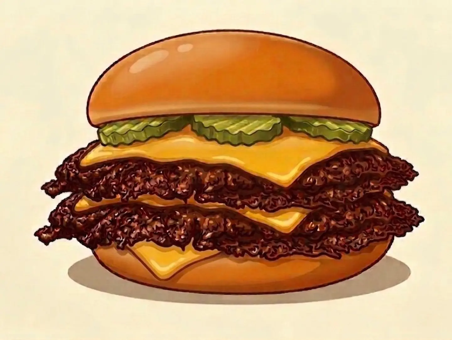 Triple Cheeseburger