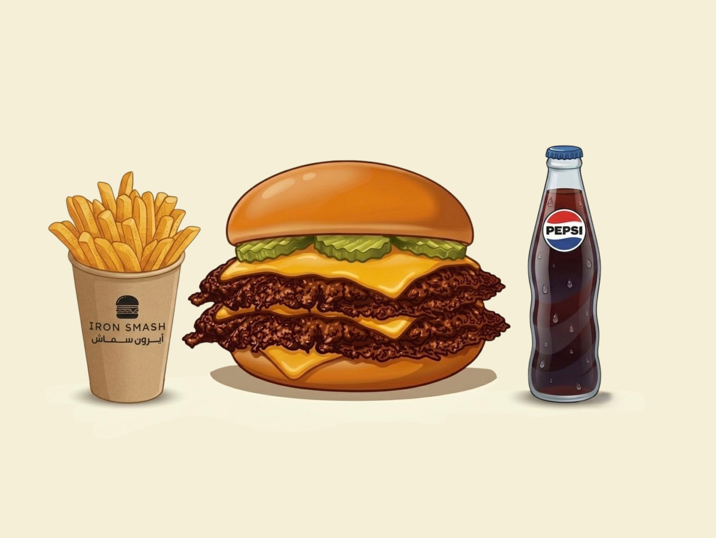 Triple Oklahoma Burger Combo